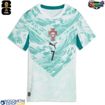 Ženski Nogometni dresi Portugalska Cristiano Ronaldo #7 Gostujoči SP 2026 Kratek Rokav